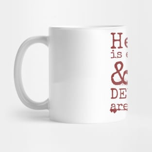 Shakespeare Quote, The Tempest, Devils Are Here Mug